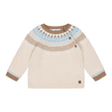 Tartine Et Chocolat Maglia Girocollo tinta unita con Ricami Beige per Bambino CB1831 BEIGE TARTINE ET CHOCOLAT 