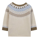 Tartine Et Chocolat Maglia Girocollo tinta unita con Ricami Beige per Bambino CB1831 BEIGE TARTINE ET CHOCOLAT 