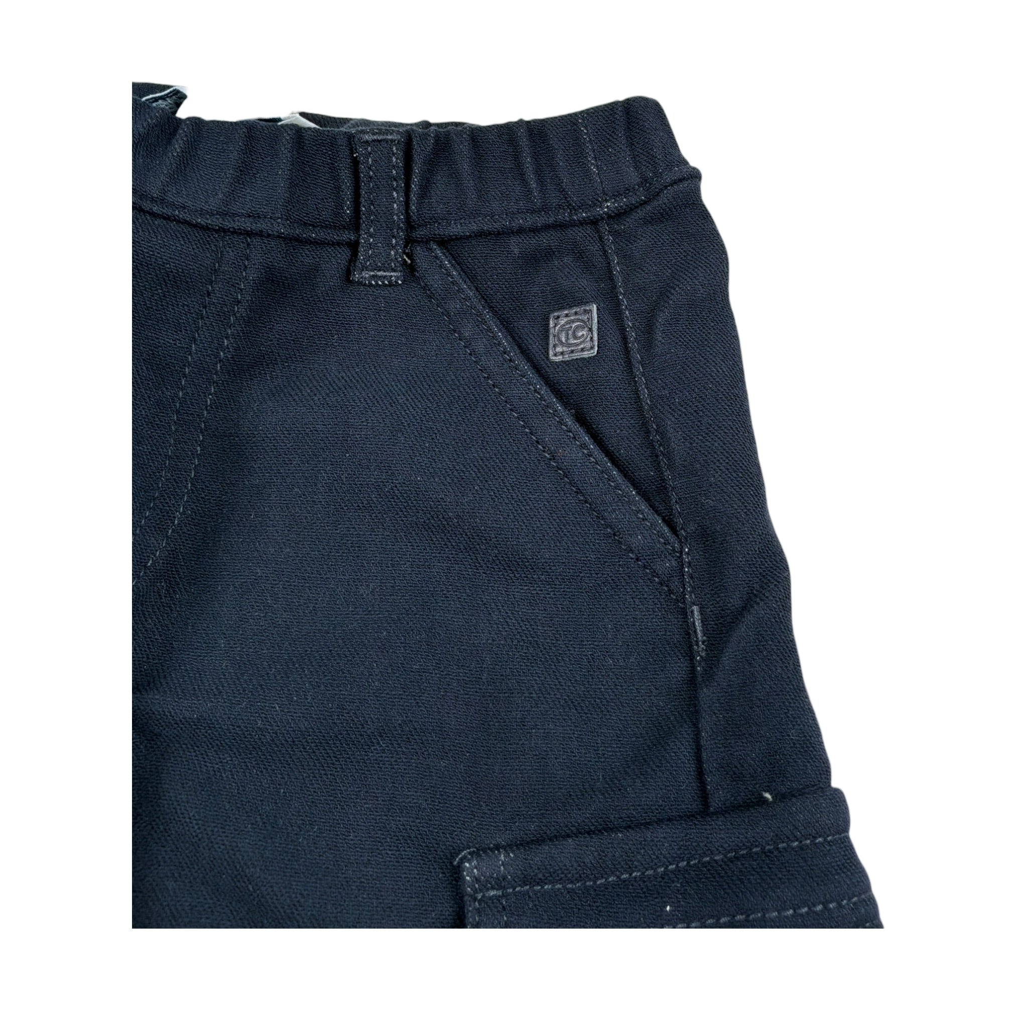 Tartine Et Chocolat Pantalone tinta unita con Elastico In Vita Blu per Bambino CB22171 BLU TARTINE ET CHOCOLAT 