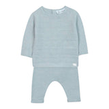 Tartine Et Chocolat Completo 2 Pezzi Maglia-Pantalone tinta unita Azzurro per Neonato CB36040 AZZURRO TARTINE ET CHOCOLAT 