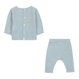 Tartine Et Chocolat Completo 2 Pezzi Maglia-Pantalone tinta unita Azzurro per Neonato CB36040 AZZURRO TARTINE ET CHOCOLAT 