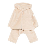 Teddy E Minou Completo 2 Pezzi Felpa-Pantalone tinta unita Beige per Neonato A25TDF005PE022 BEIGE TEDDY E MINOU 