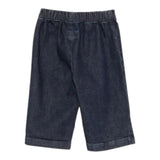 Teddy E Minou Jeans tinta unita con Elastico In Vita Blu per Neonato A25TPL0003J0026 BLU TEDDY E MINOU 