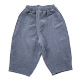 Teddy E Minou Pantalone tinta unita con Elastico In Vita Blu per Neonato A25TPL0004V0020X BLU TEDDY E MINOU 