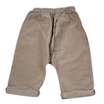 Teddy E Minou Pantalone tinta unita con Elastico In Vita Beige per Neonato A25TPL0005V6024X BEIGE TEDDY E MINOU 