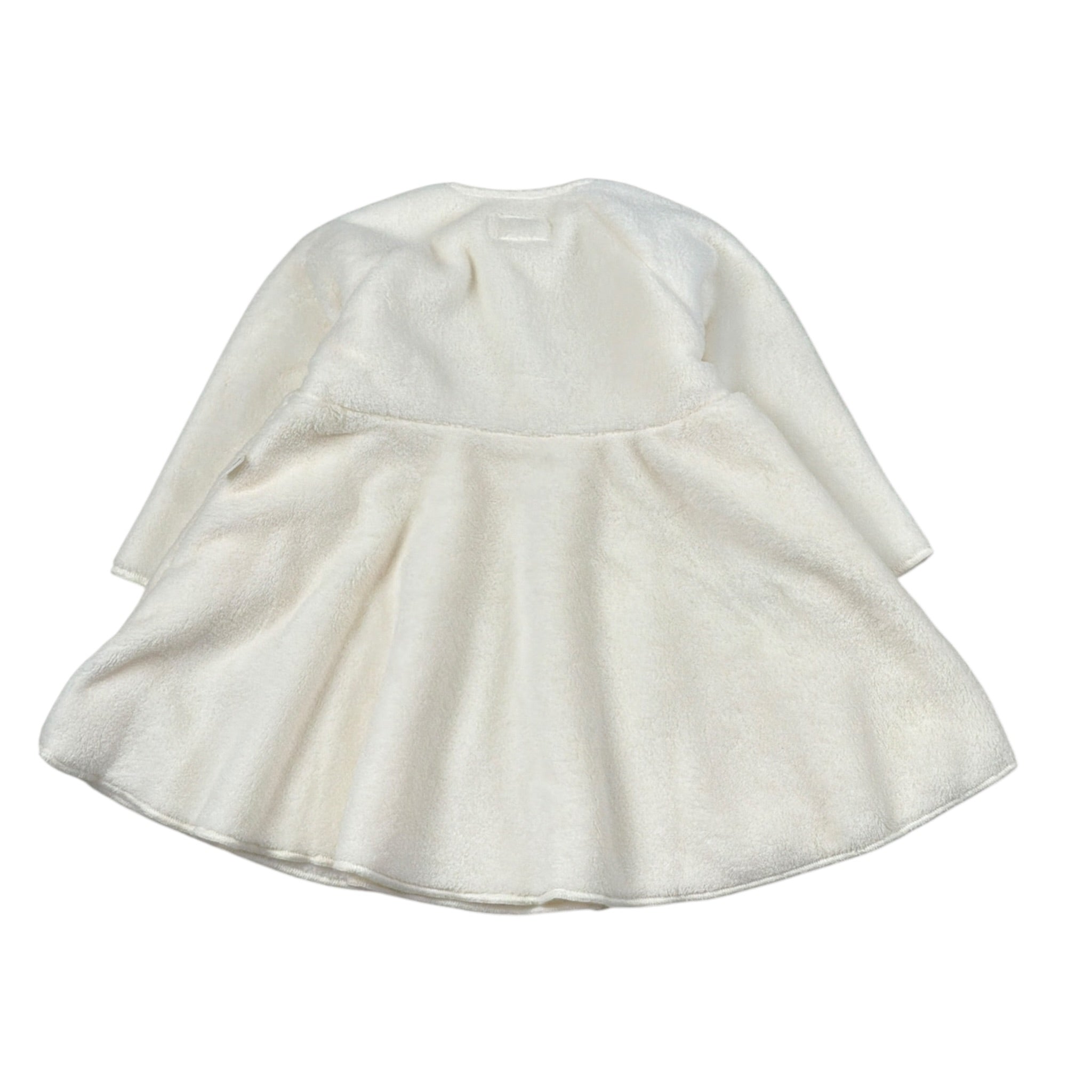 Teddy E Minou Abito tinta unita In Pelliccia Bianco per Neonata A25TVL0001PE022 BIANCO TEDDY E MINOU 