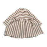Teddy E Minou Abito tinta unita con Fantasia A Righe Panna/Rosa per Neonata A25TVL0004M1091 PANNA/ROSA TEDDY E MINOU 