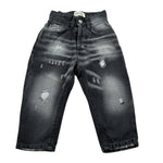The Brothers Jeans tinta unita con Girovita Regolabile Nero per Bambino TK030 NERO THE BROTHERS 