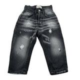The Brothers Jeans tinta unita con Girovita Regolabile Nero per Neonato TK030N NERO THE BROTHERS 