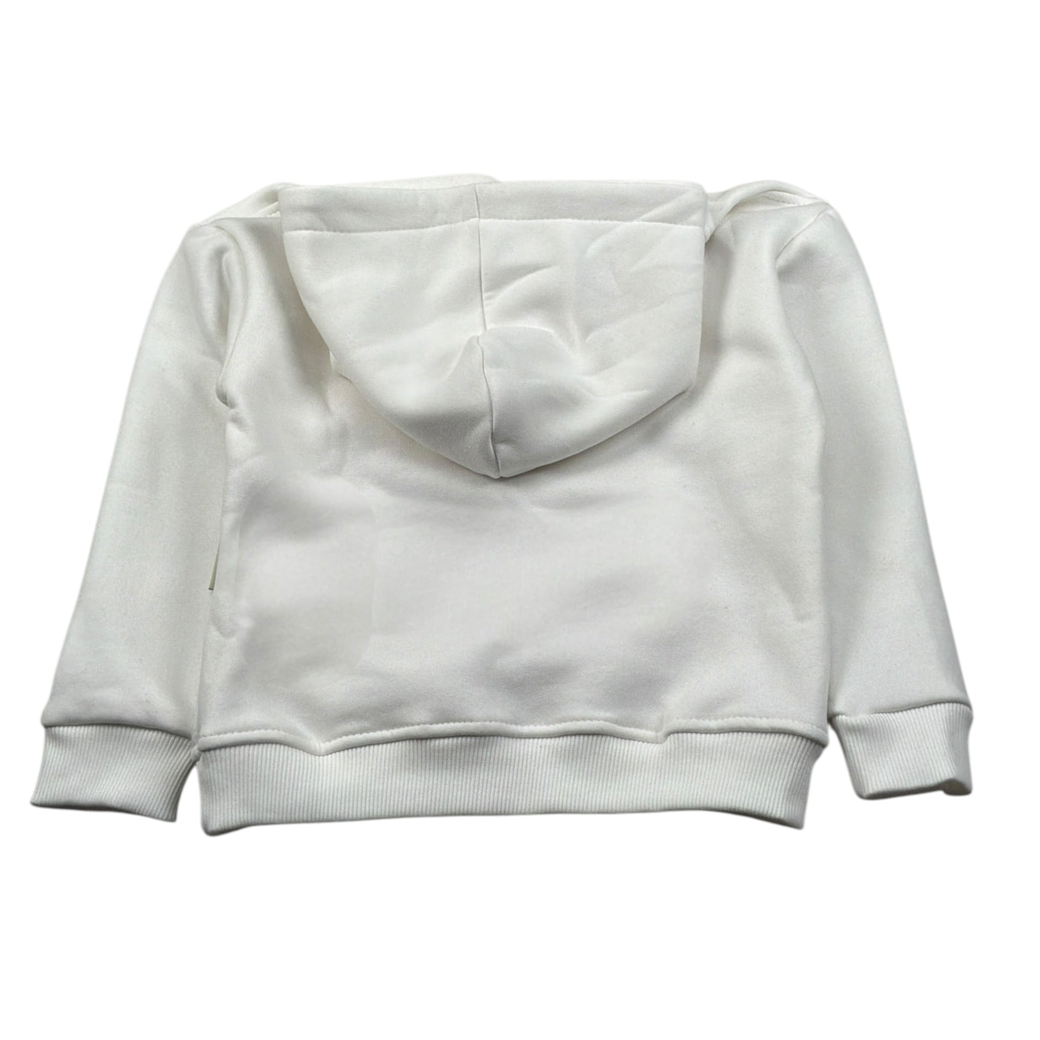 The Brothers Felpa Chiusa con Cappuccio tinta unita Bianco per Bambino TK062 BIANCO THE BROTHERS 
