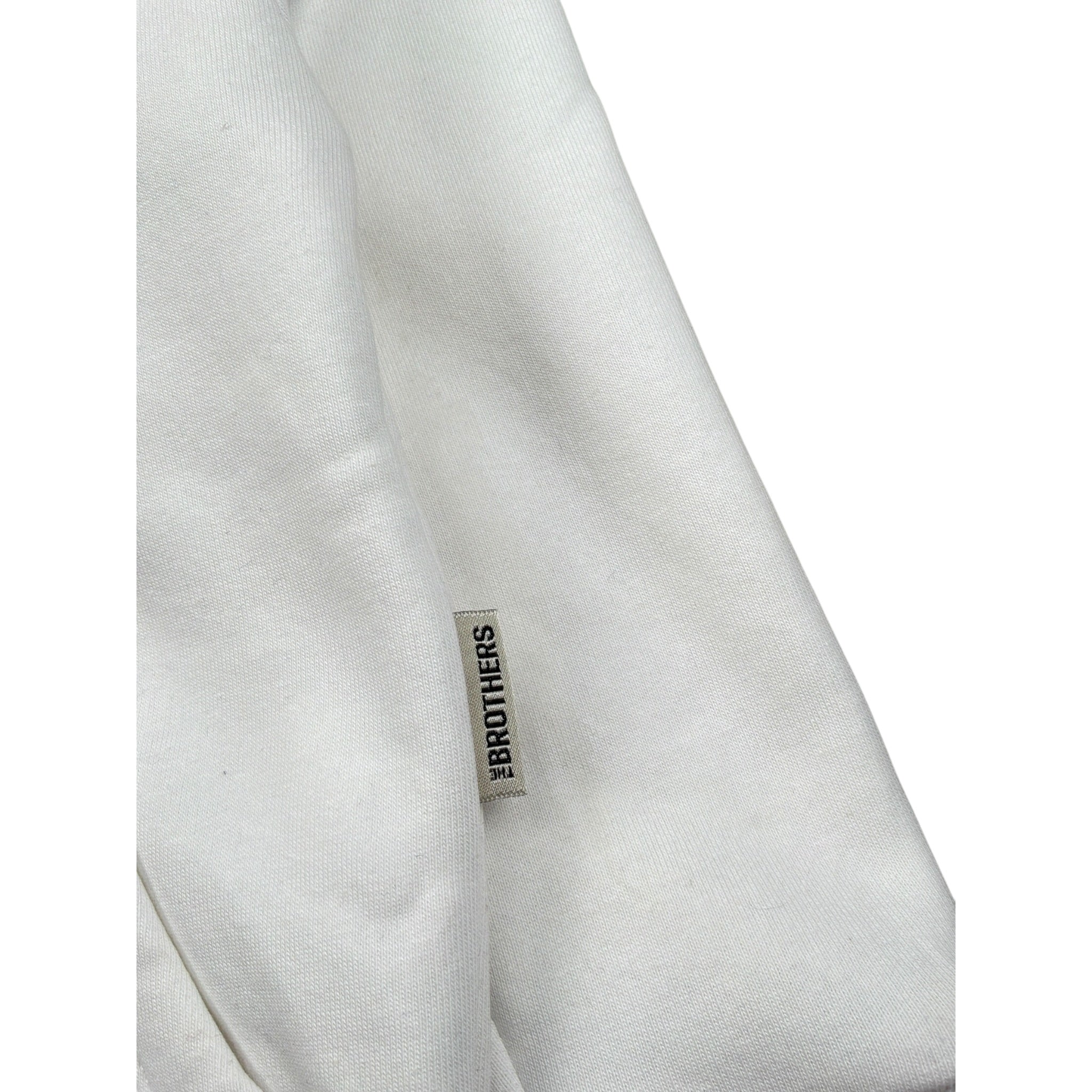 The Brothers Felpa Chiusa con Cappuccio tinta unita Bianco per Bambino TK062 BIANCO THE BROTHERS 