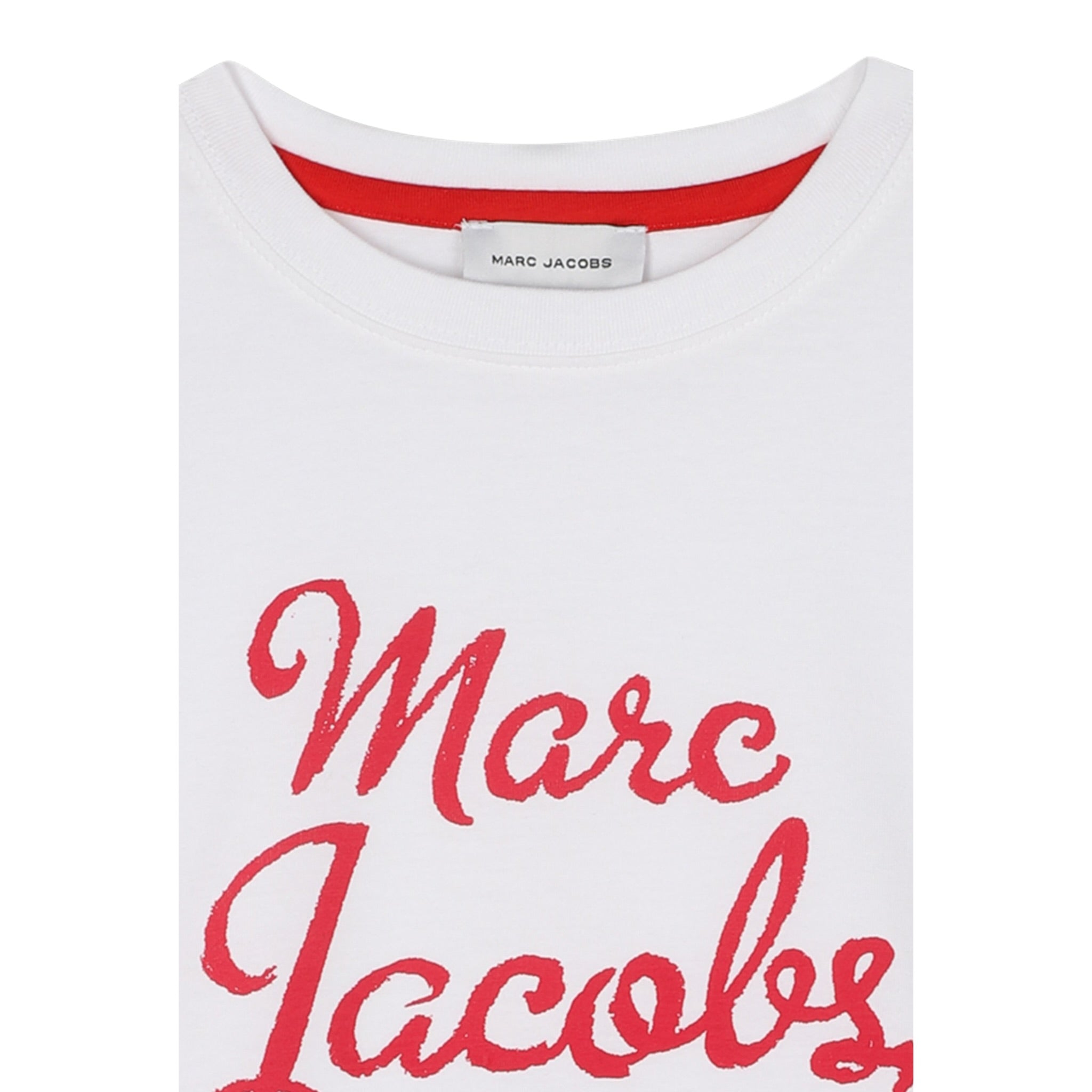 The Marc Jacobs T-Shirt Girocollo tinta unita con Stampe Bianco per Neonata W60579N BIANCO THE MARC JACOBS 