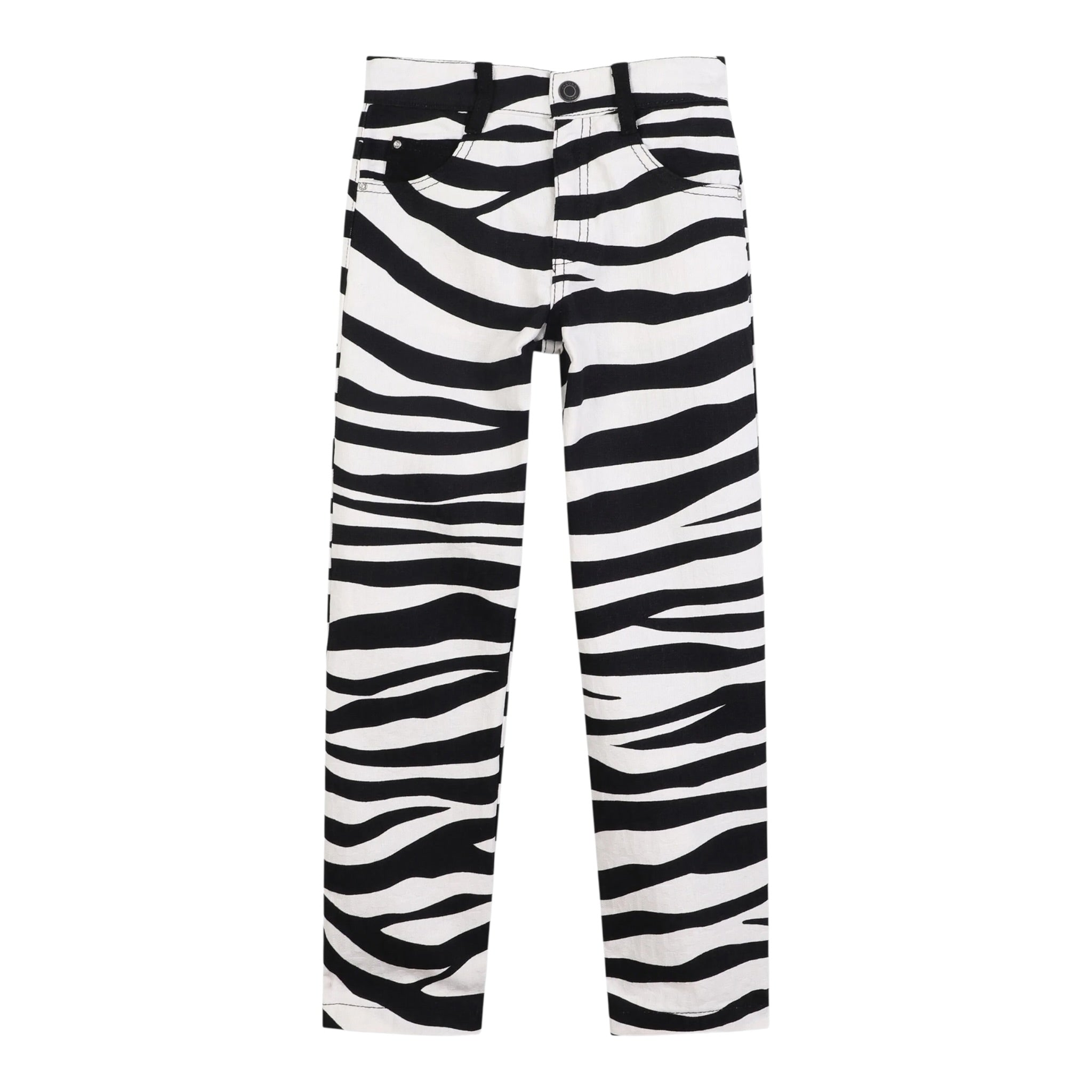 The Marc Jacobs Jeans Fantasia Zebrata Bicolore Bianco/Nero per Neonata W60591N BIANCO/NERO THE MARC JACOBS 