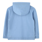 The Marc Jacobs Felpa Xhiusa con Cappuccio tinta unita con Logo Azzurro per Neonato W60631N AZZURRO THE MARC JACOBS 