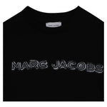 The Marc Jacobs Felpa Chiusa Girocollo tinta unita con Logo Nero per Neonato W60634N NERO THE MARC JACOBS 