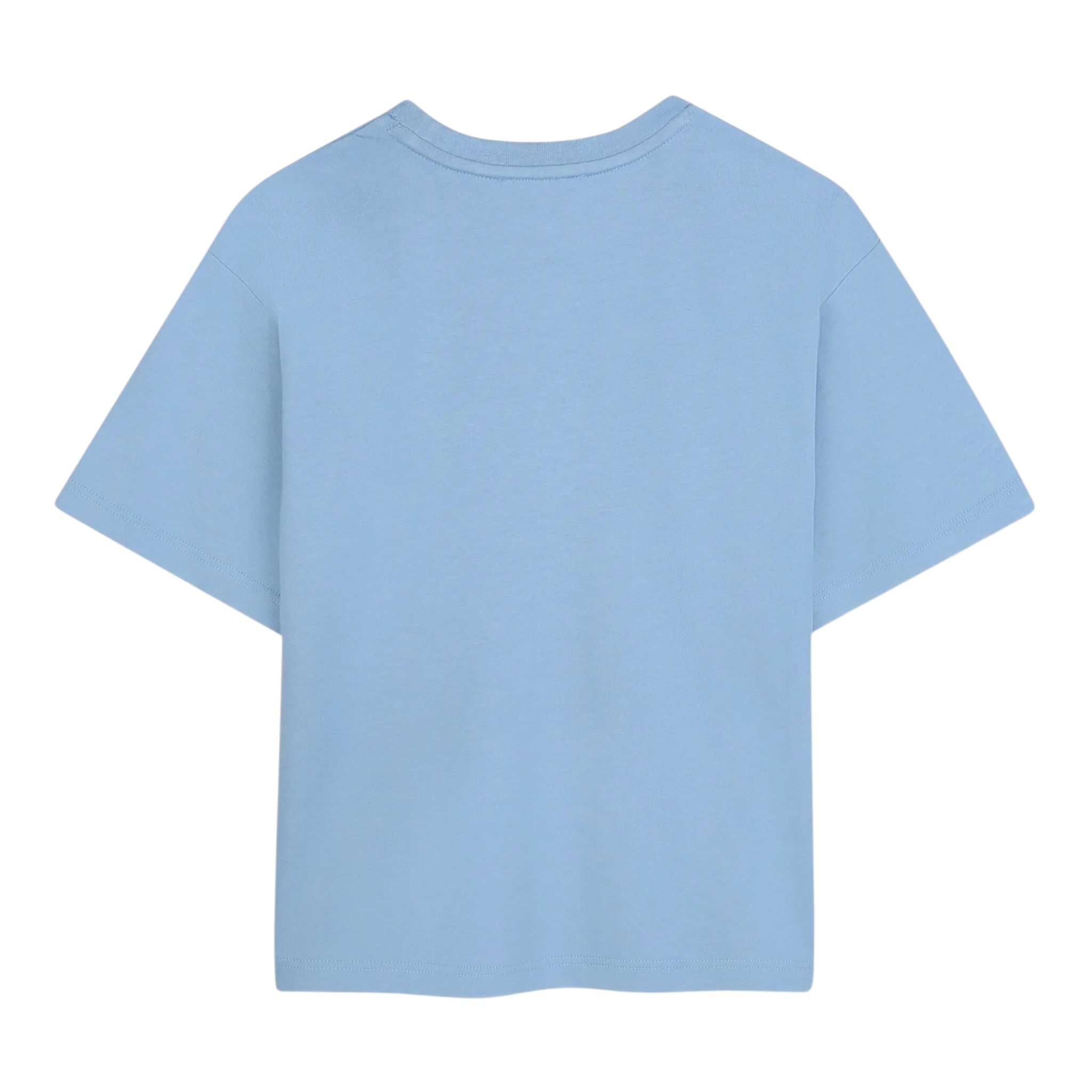 The Marc Jacobs T-Shirt Girocollo tinta unita con Stampa Azzurro per Neonato W60636N AZZURRO THE MARC JACOBS 
