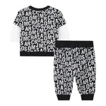 The Marc Jacobs Completo 2 Pezzi Felpa-Pantalone tinta unita Nero per Neonato W60662 NERO THE MARC JACOBS 