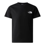 The North Face T-Shirt Girocollo tinta unita con Logo Nero per Bambino NF0A87T4JK3X NERO THE NORTH FACE 