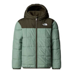 The North Face Giubbino Reversibile Tinta Jnita Verde per Bambino NF0A88VHDI2X VERDE THE NORTH FACE 