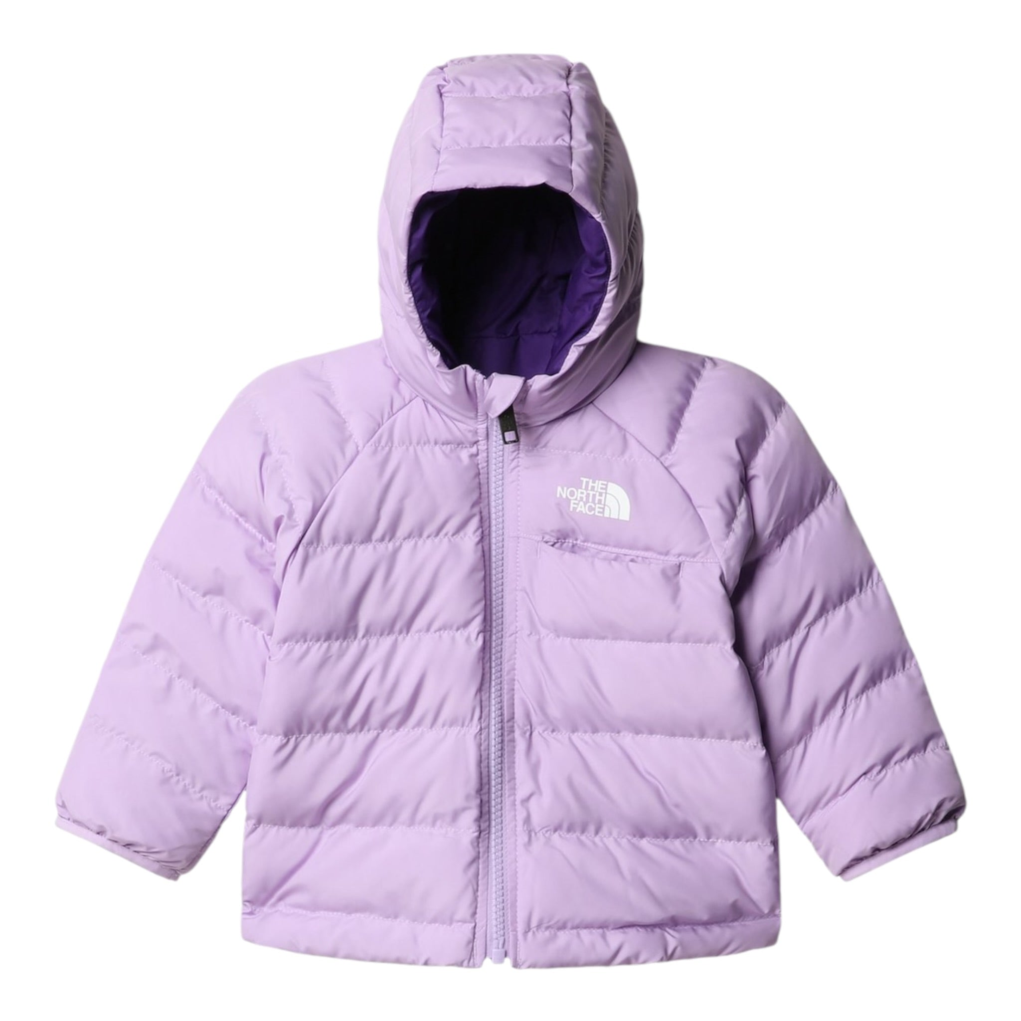 The North Face Giubbino Reversibile Bicolore Lilla/Viola per Neonata NF0A88VJQZIN LILLA/VIOLA THE NORTH FACE 
