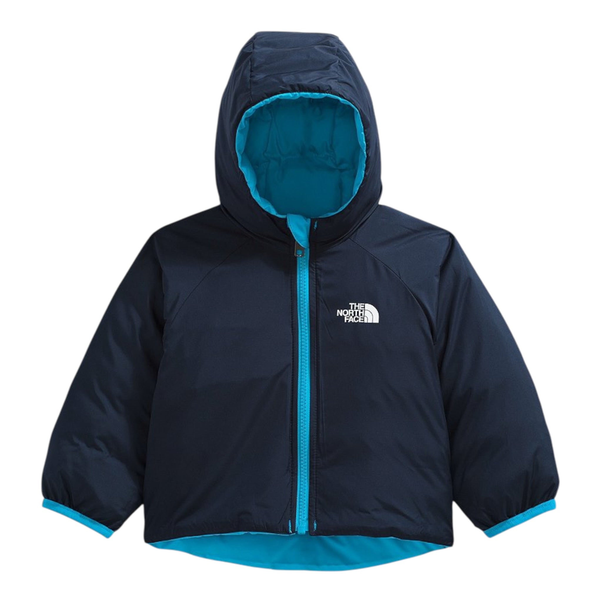 The North Face Giubbino Reversibile Bicolore Azzurro/Blu per Neonato NF0A88W3D7R AZZURRO/BLU THE NORTH FACE 