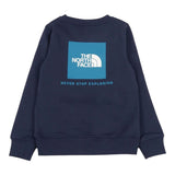 The North Face Felpa Chiusa Girocollo tinta unita Blu per Bambino NF0A89H7DIA BLU THE NORTH FACE 