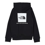 The North Face Felpa Chiusa con Cappuccio tinta unita con Logo Nero per Bambino NF0A89H9JK3 NERO THE NORTH FACE 