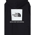 The North Face Felpa Chiusa con Cappuccio tinta unita con Logo Nero per Bambino NF0A89H9JK3 NERO THE NORTH FACE 
