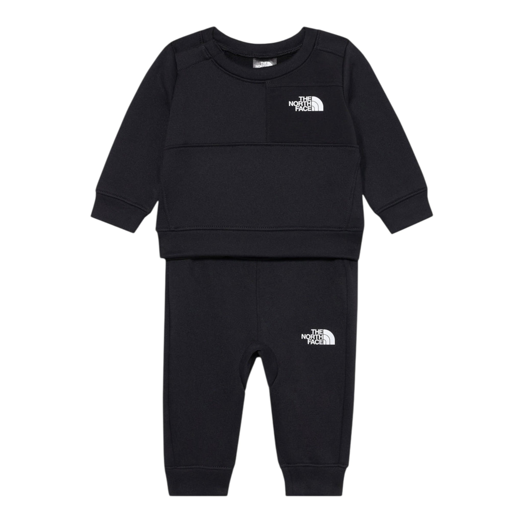 The North Face Completo 2Pz Felpa-Pantalone tinta unita Nero per Bambino NF0A8CV1JK2J NERO THE NORTH FACE 