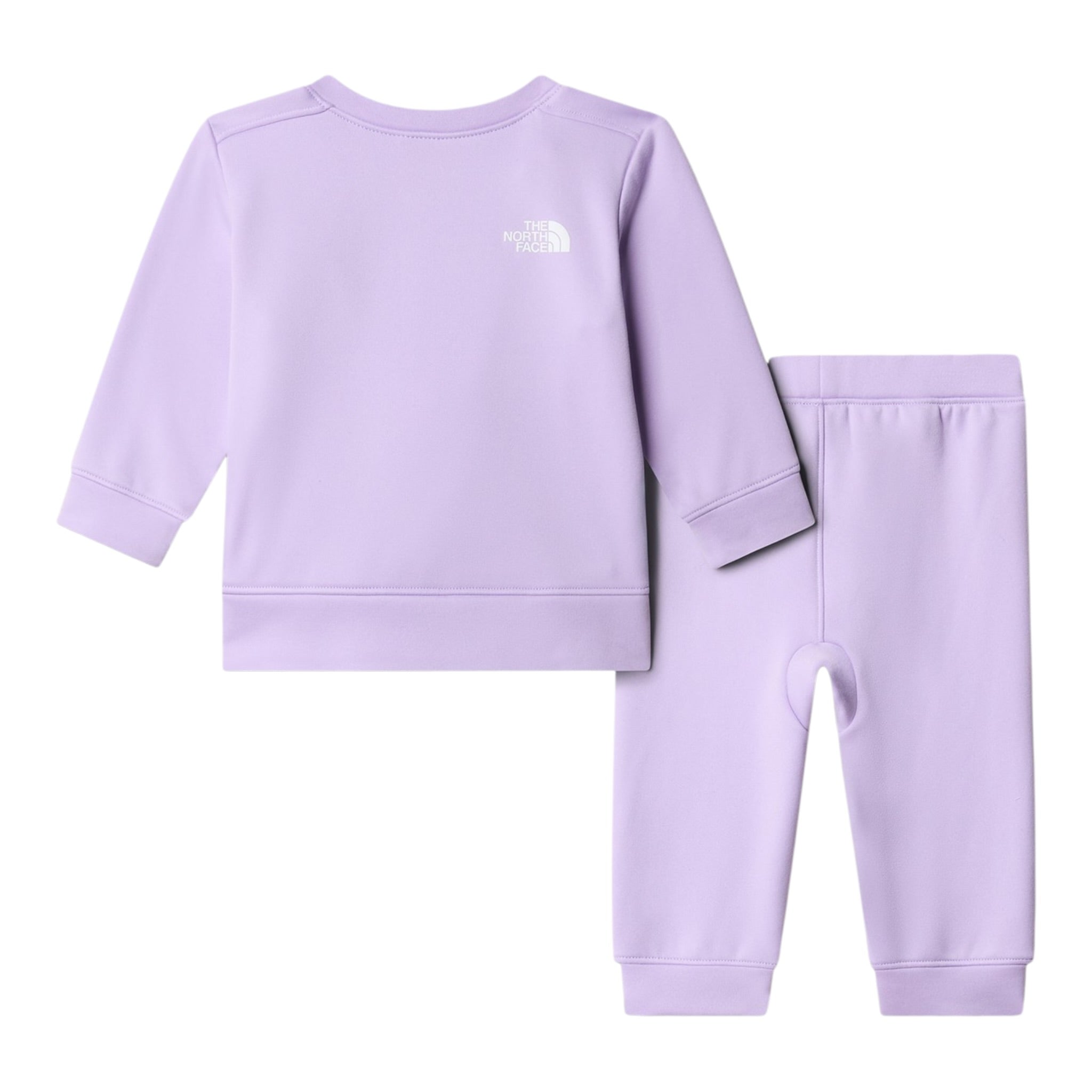 The North Face Completo 2 Pezzi Felpa-Pantalone tinta unita Lilla per Neonata NF0A8CV1QZI LILLA THE NORTH FACE 
