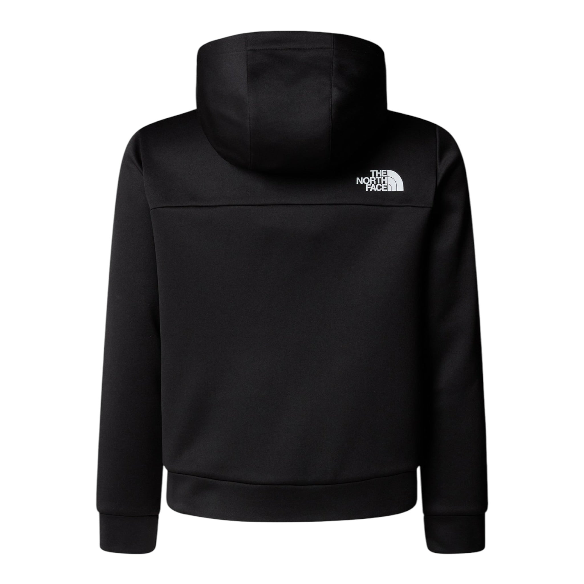 The North Face Felpa con Zip E Cappuccio tinta unita Nero per Bambino NF0A8EB6JK3 NERO THE NORTH FACE 