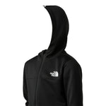 The North Face Felpa con Zip E Cappuccio tinta unita Nero per Bambino NF0A8EB6JK3 NERO THE NORTH FACE 