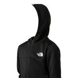 The North Face Felpa con Zip E Cappuccio tinta unita Nero per Bambino NF0A8EB6JK3 NERO THE NORTH FACE 