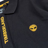 Timberland Polo tinta unita con Stampa Nero per Bambino T25U48 NERO TIMBERLAND 