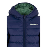 Timberland Giubbino tinta unita con Cappuccio Blu per Bambino T60377 BLU TIMBERLAND 