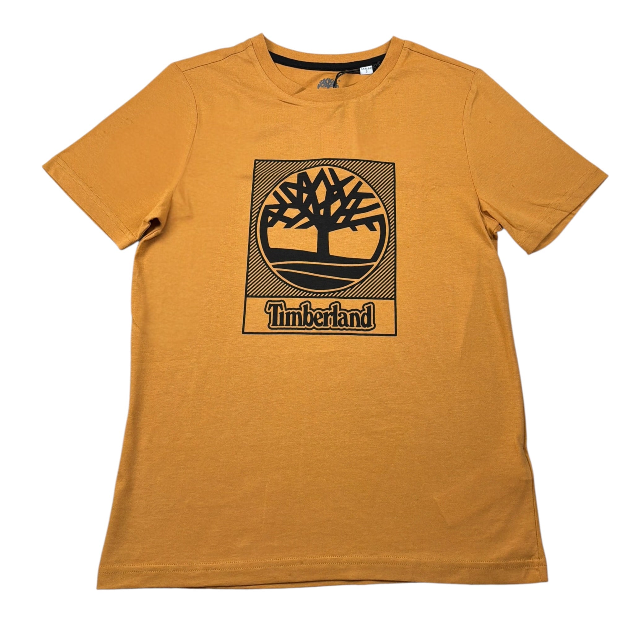 Timberland T-Shirt tinta unita con Stampa Senape per Bambino T60381 SENAPE TIMBERLAND 