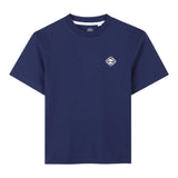 Timberland T-Shirt tinta unita con Stampa Blu per Bambino T60424 BLU TIMBERLAND 