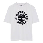 Timberland T-Shirt tinta unita con Stampa Bianco per Bambino T60532X BIANCO TIMBERLAND 