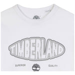 Timberland Shirt tinta unita con Stampa Bianco per Bambino T60538X BIANCO TIMBERLAND 