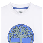 Timberland T-Shirt tinta unita con Stampa Bianco per Bambino T60541 BIANCO TIMBERLAND 