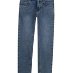Timberland Jeans tinta unita con Girovita Regolabile Azzurro per Bambino T60564 AZZURRO TIMBERLAND 