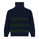 Timberland Maglia Bicolore con Collo Blu/Verde per Bambino T60571 BLU/VERDE TIMBERLAND 