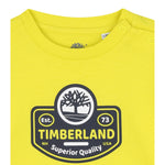 Timberland Shirt tinta unita Girocollo con Stampa Giallo per Bambino T60588J GIALLO TIMBERLAND 