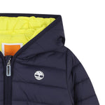 Timberland Giubbino Bicolore con Zip E Cappuccio Blu/Giallo per Bambino T60607J BLU/GIALLO TIMBERLAND 