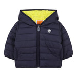 Timberland Giubbino Bicolore con Zip E Cappuccio Blu/Giallo per Bambino T60607J BLU/GIALLO TIMBERLAND 
