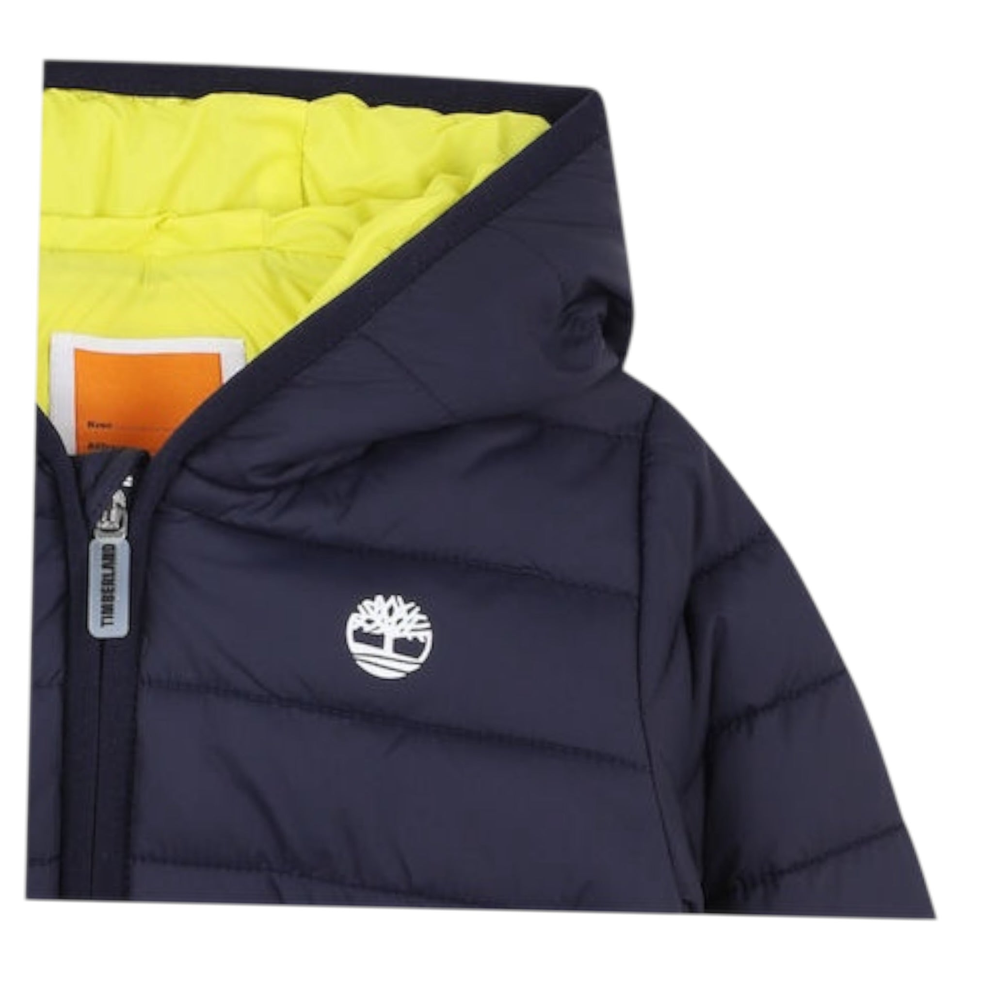 Timberland Giubbino Bicolore con Zip E Cappuccio Blu per Neonato T60607XN BLU TIMBERLAND 