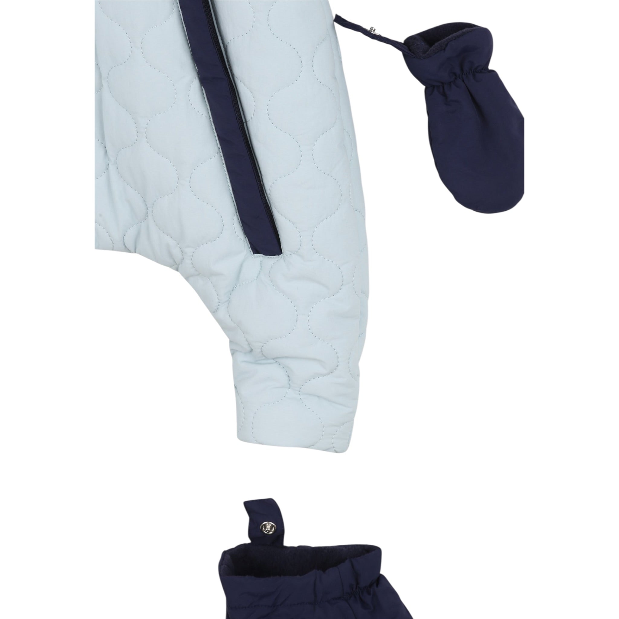 Timberland Eskimo tinta unita con Cappuccio Azzurro per Neonato T60611 AZZURRO TIMBERLAND 