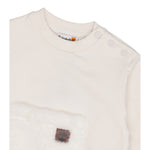 Timberland Felpa tinta unita con Tasca Pelliccia Panna per Neonato T60619 PANNA TIMBERLAND 