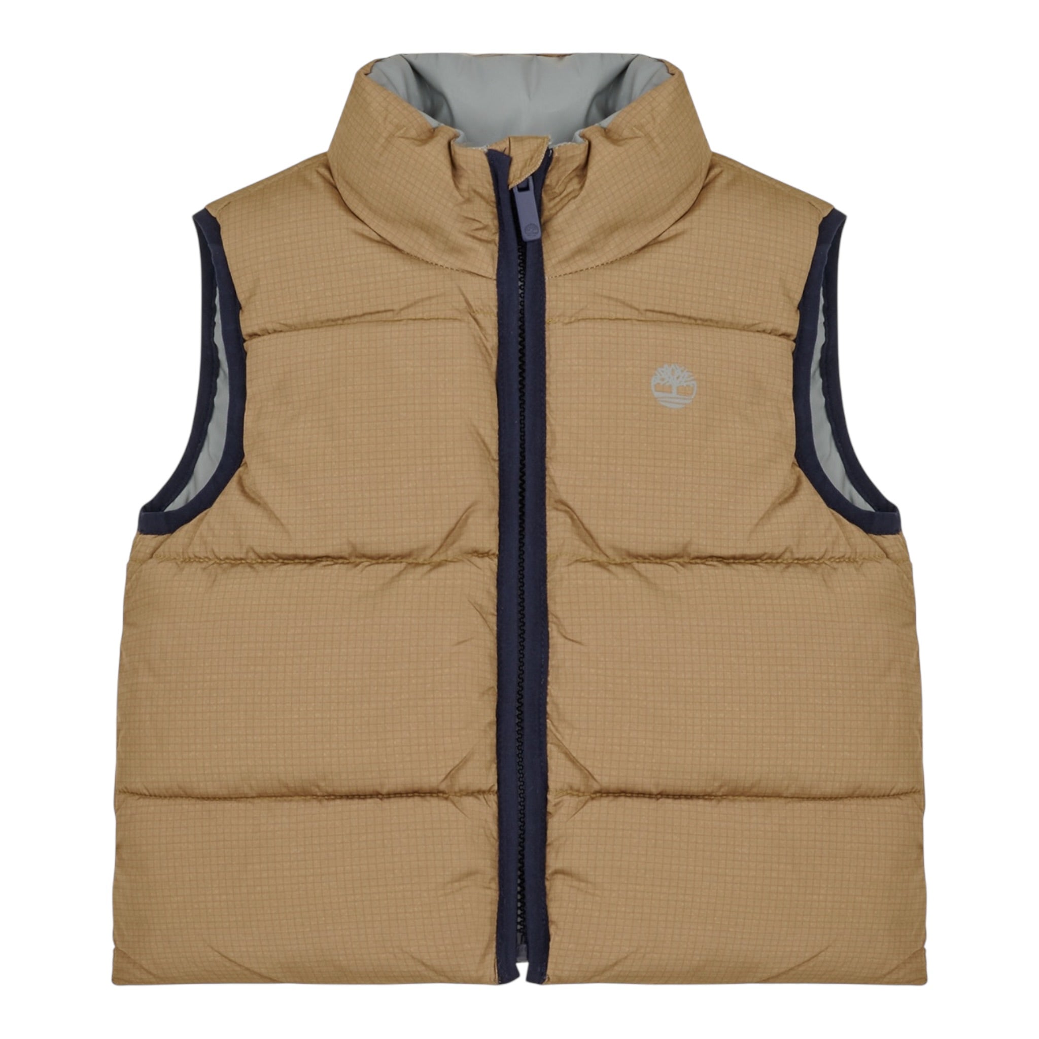 Timberland Giubbino Reversibile Smanicato Bicolore Grigio/Beige per Neonato T60763N GRIGIO/BEIGE TIMBERLAND 