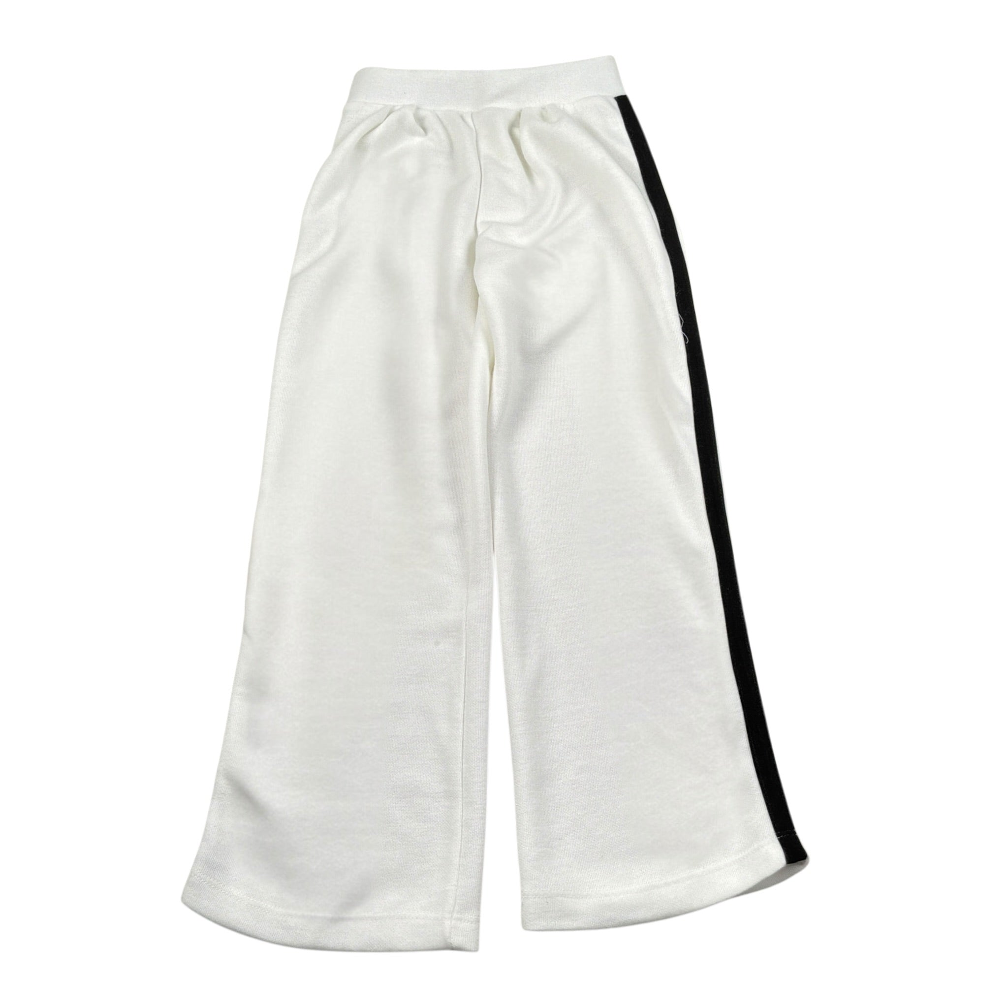 To Be Too Pantalone Modello Tuta tinta unita con Profili In Contrasto Bianco per Bambina T752W25 BIANCO TO be too 